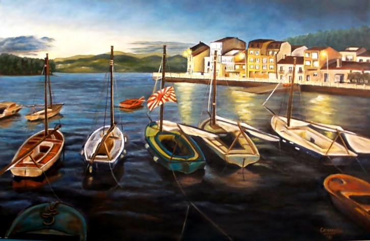 Botes de vela en Carril