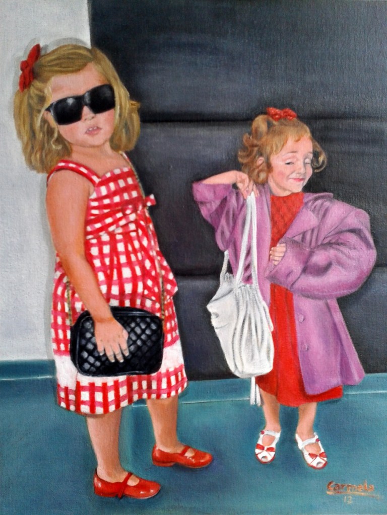 Niñas pequeñas disfrazadas