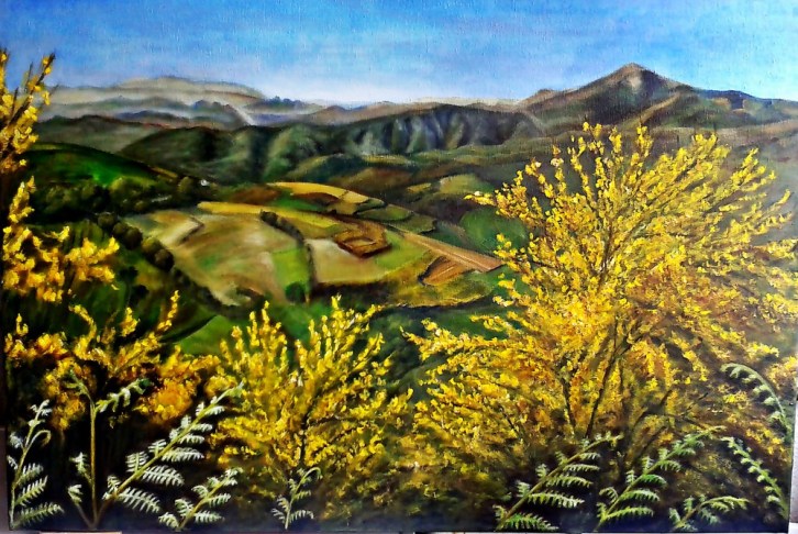 Vista desde O Cebreiro