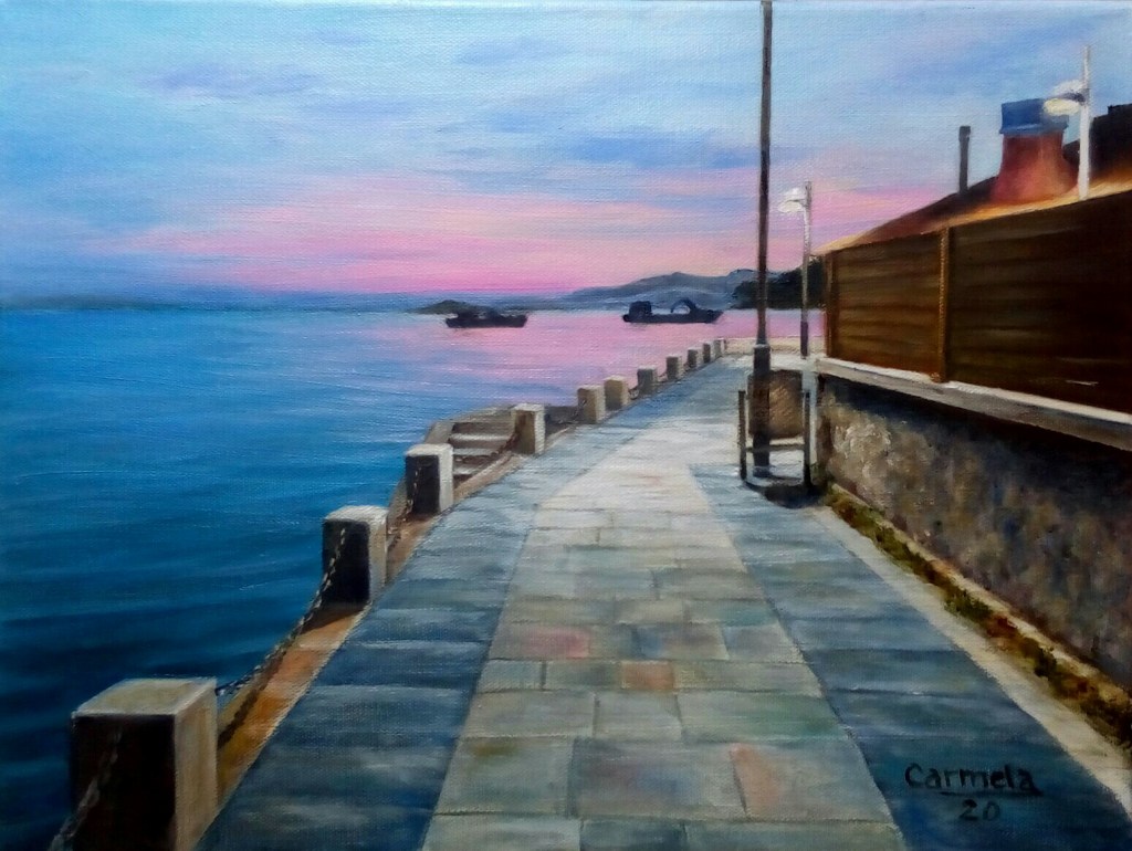 Puesta de sol en Carril