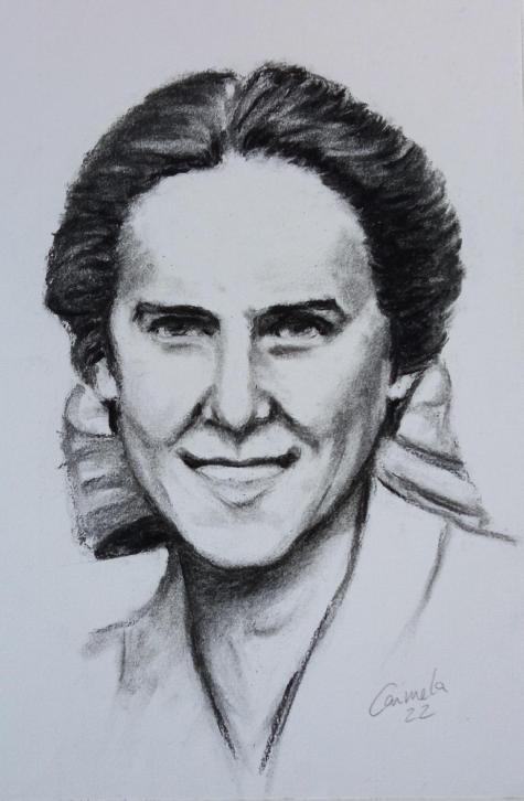 Loliña, del restaurante "Loliña", de joven