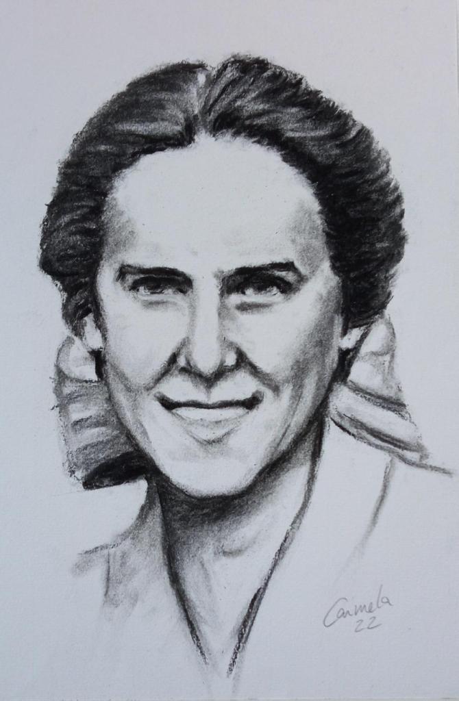 Loliña, del restaurante "Loliña", de joven