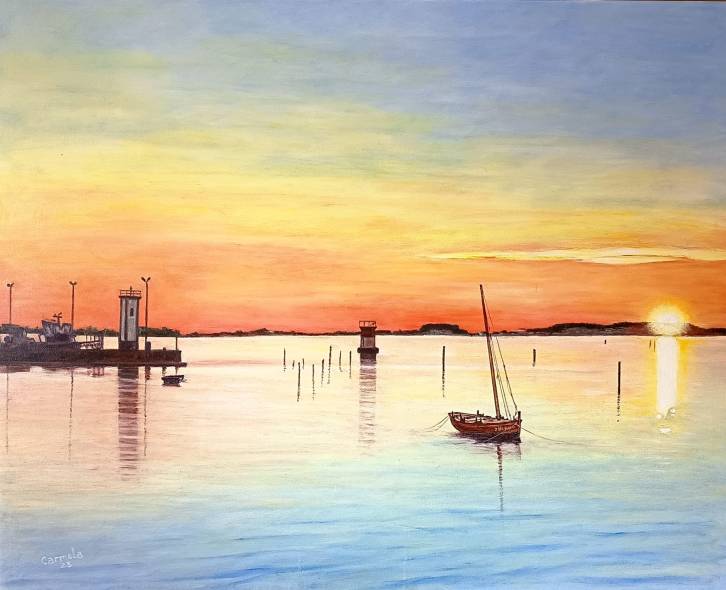 Puesta de sol desde Carril